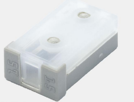 FUSE MCASE FEMALE NON-SLOTTED 15A GREY